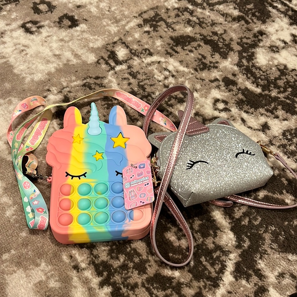 Little Girl Unicorn Purse Bundle